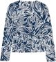 BA&SH Elegante Peplum Top met Diepe V-Hals Blauw Dames - Thumbnail 1