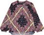 BA&SH Jedi Shirt Kleur 335 Middernachtblauw Meerkleurig Dames - Thumbnail 1