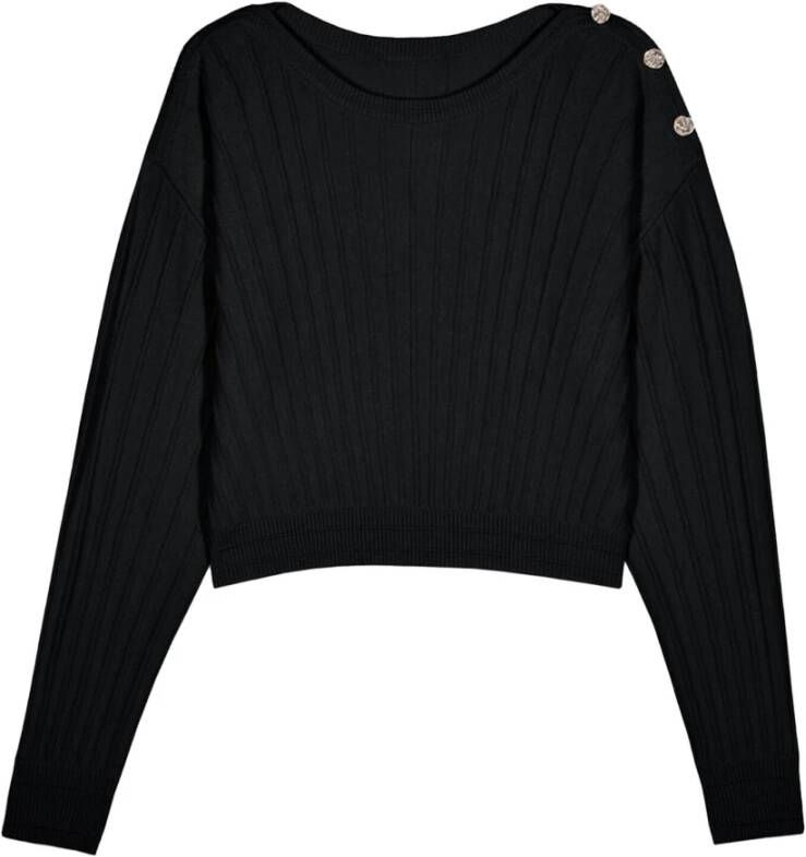 BA&SH Zwarte Sweaters Black Dames