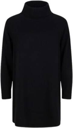BA&SH Mini A-Lijn Sweater Jurk Black Dames