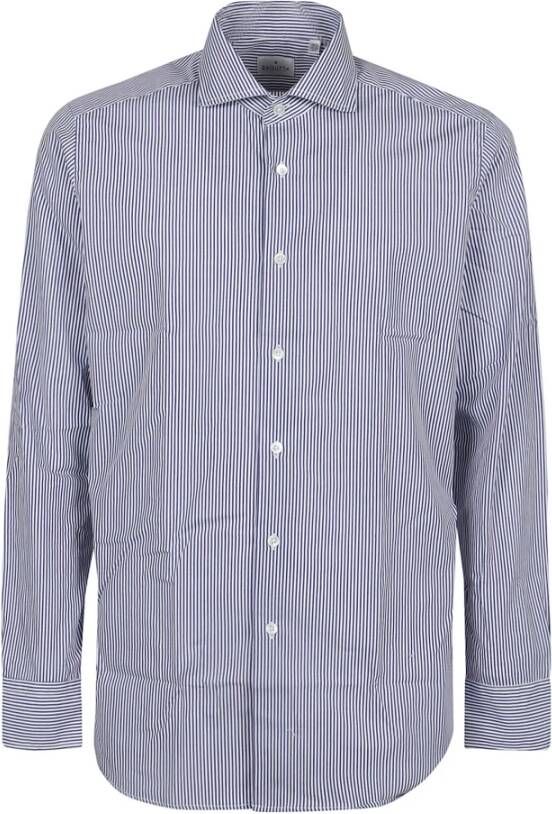 Bagutta Casual overhemd Blauw Heren