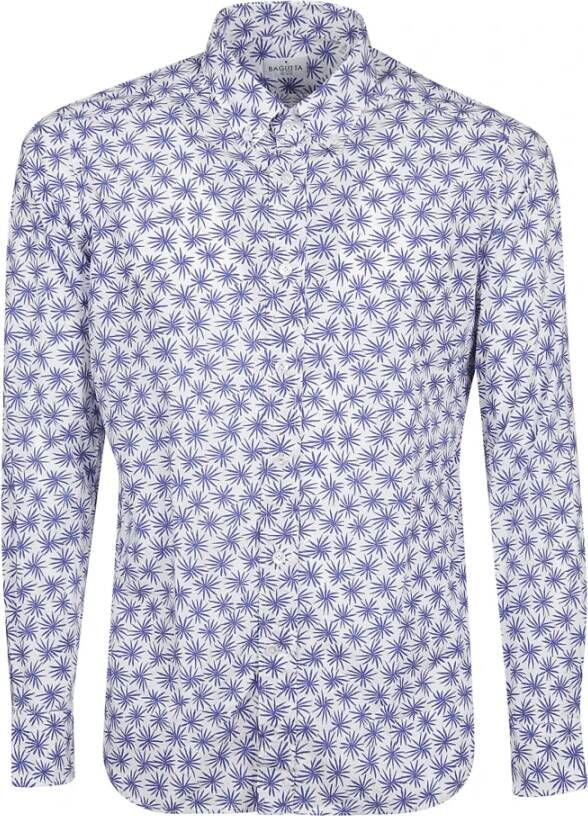 Bagutta Shirt Blauw Heren