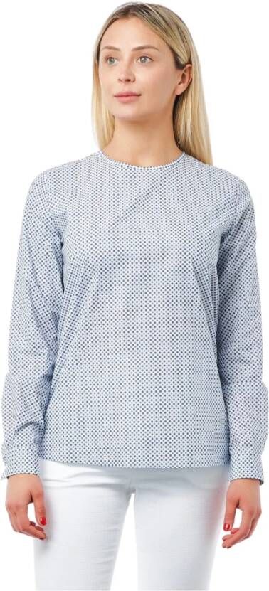 Bagutta Tops met lange mouwen Blauw Dames