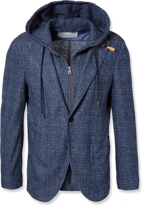 BALDESSARINI Slim fit 2-knoopscolbert met viscosegehalte