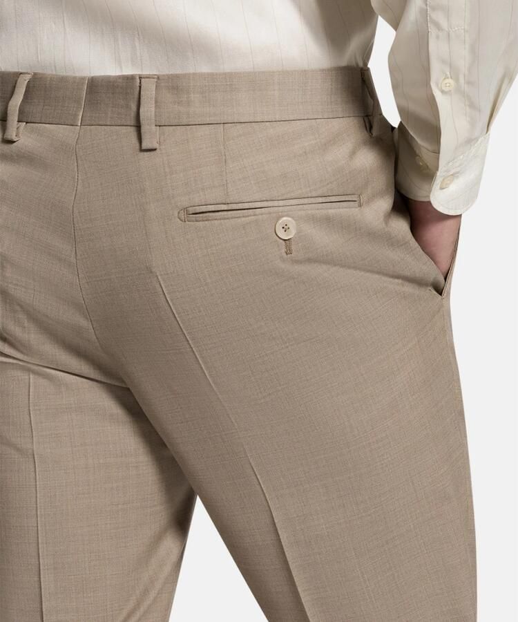BALDESSARINI Stoffen broek van een mix van scheerwol en elastaan model 'Massa' - Foto 3