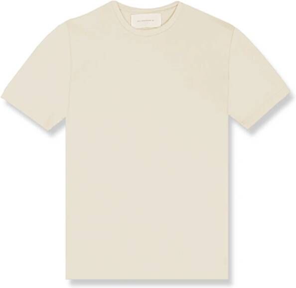 BALDESSARINI Logo Print Basic T-Shirt Beige Heren