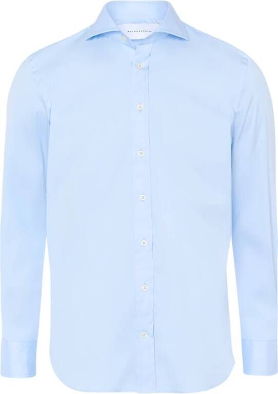BALDESSARINI Stretch shirt hugh met haaienkraag Blauw Heren