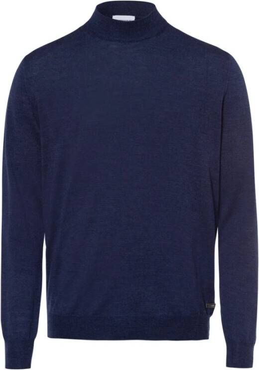 BALDESSARINI Rollneck Sweater Romo Blue Heren