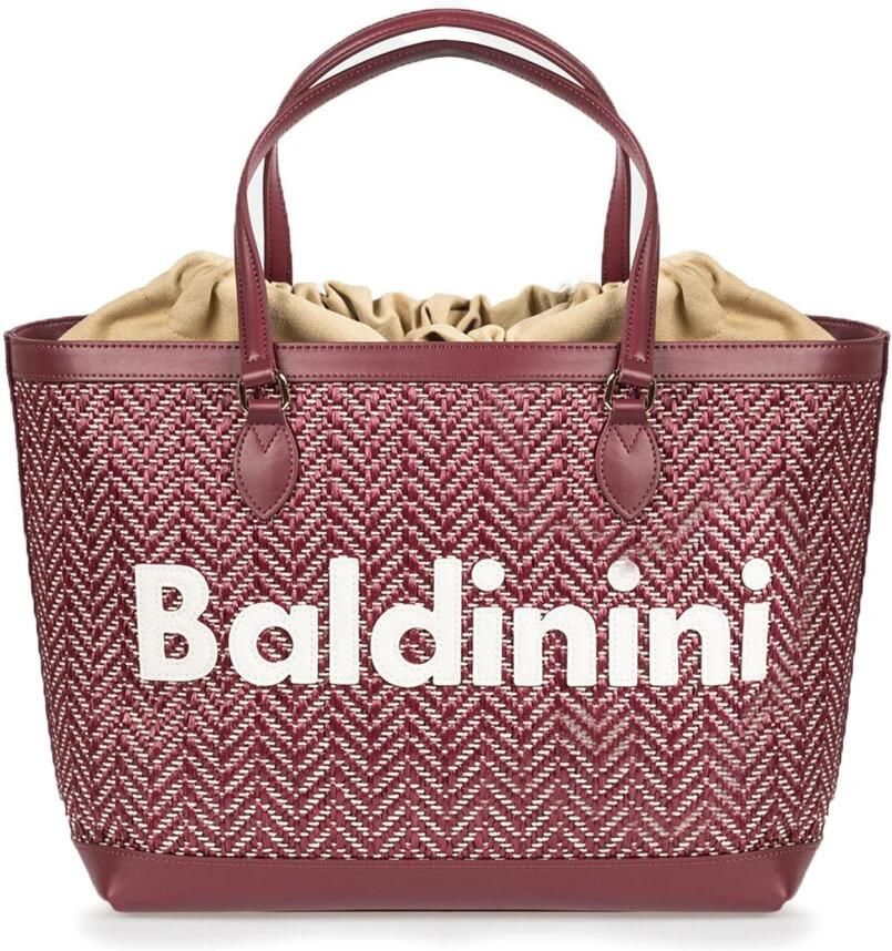 Baldinini Leren Tote Tas Red Dames - Foto 5