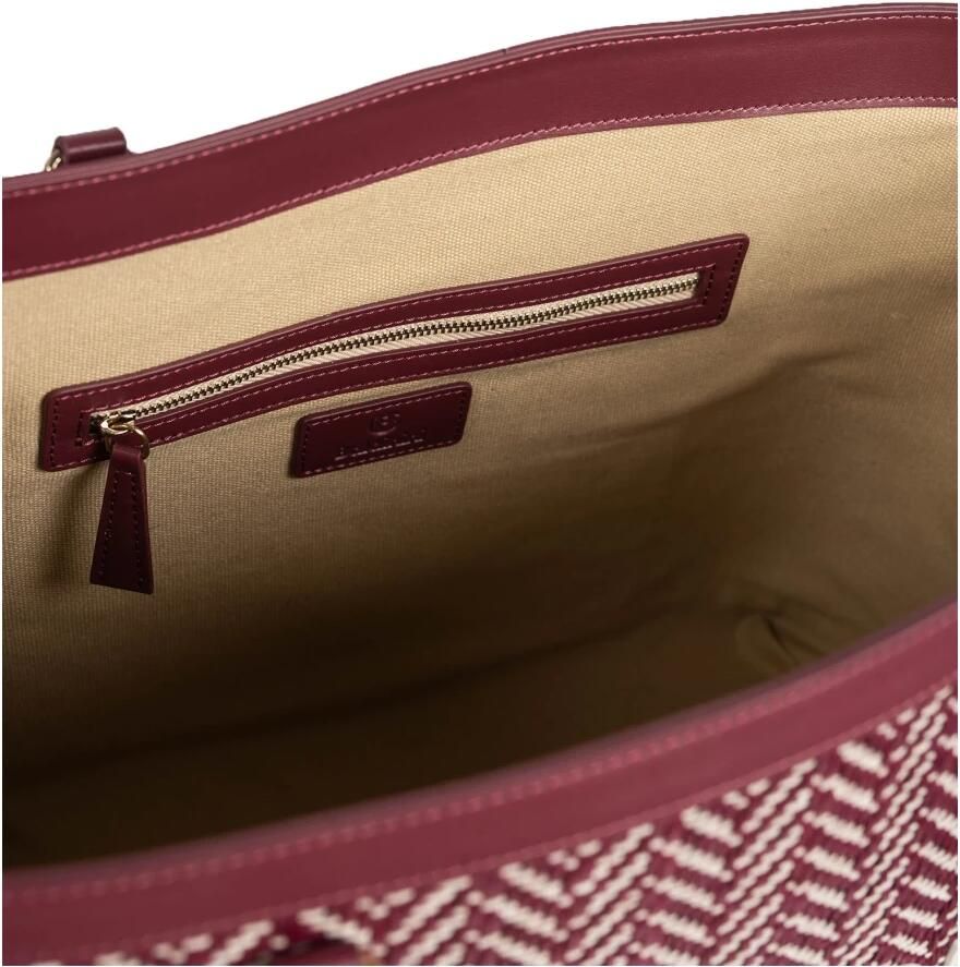 Baldinini Leren Tote Tas Red Dames