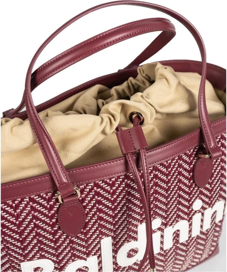 Baldinini Leren Tote Tas Red Dames - Foto 2