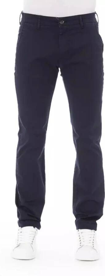 Baldinini Blauwe Elegante Chino Broek Trend Blue Heren