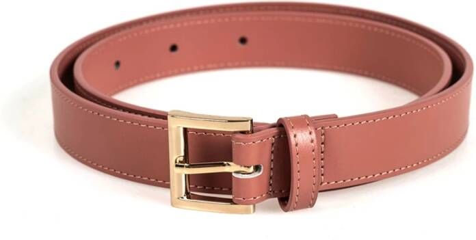Baldinini Elegante leren riem Pink Dames