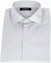Baldinini Slim Fit Overhemd met Italiaanse Kraag en Logo Detail Grijs Heren - Thumbnail 3
