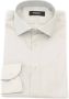 Baldinini Slim Fit Overhemd met Italiaanse Kraag en Logo Detail Grijs Heren - Thumbnail 1