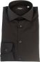 Baldinini Zwart Linnen Overhemd Upgrade je Casual Garderobe met dit Slim Fit Overhemd Black Heren - Thumbnail 3