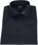 Baldinini Slim Fit Overhemd met Italiaanse Kraag voor Heren Black Heren - Thumbnail 1