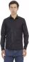 Baldinini Slim Fit Overhemd met Italiaanse Kraag voor Heren Black Heren - Thumbnail 3