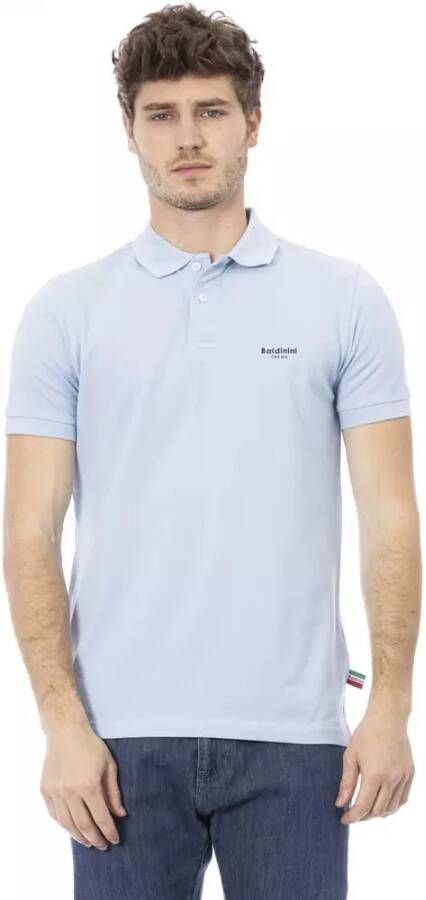 Baldinini Stijlvol Geborduurd Polo Shirt voor Heren Blauw Heren