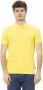 Baldinini Trendy Polo Shirt met Voor Borduurwerk Yellow Heren - Thumbnail 1