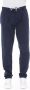 Baldinini Blauwe Katoenen Chino Broek met Trekkoordsluiting Blue Heren - Thumbnail 1