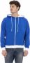 Baldinini Luxe Blauwe Wollen Hoodie met Logo op de Achterkant Blue Heren - Thumbnail 1
