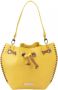 Baldinini Gele Polyurethaan Crossbody Tas met Trekkoordsluiting Yellow Dames - Thumbnail 1