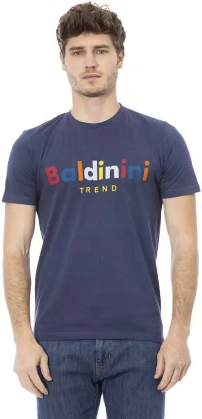 Baldinini Stijlvolle Blauwe Katoenen Polo Shirt Blauw Heren