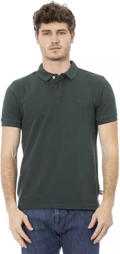 Baldinini Trend Groen Katoenen Polo Shirt Groen Heren