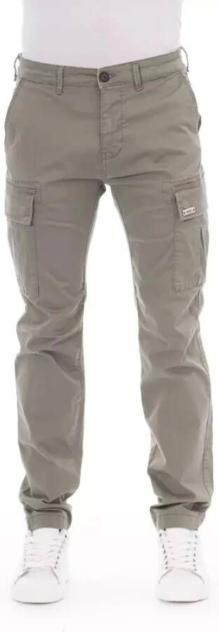 Baldinini Trend Beige Katoenen Cargo Jeans Broek Beige Heren