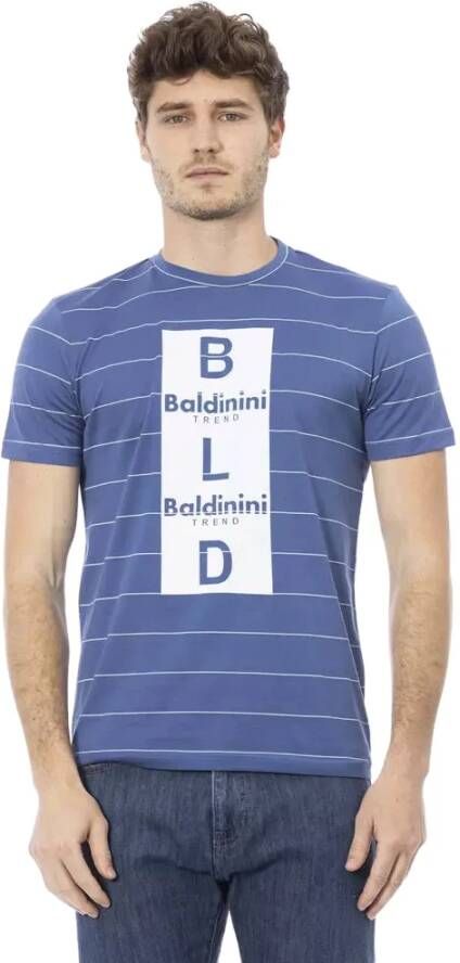 Baldinini Groen Katoenen Polo Shirt met Borduursel Green Heren