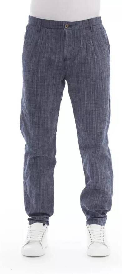 Baldinini Blauwe Chino Broek Elegant Comfortabel Stijlvol Blue Heren