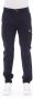 Baldinini Trendy Blauwe Katoenen Cargo Jeans Pantalon Blue Heren - Thumbnail 1