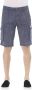 Baldinini Cargo Shorts met Rits- en Knoopsluiting Blue Heren - Thumbnail 1