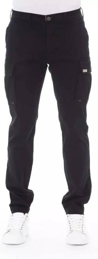 Baldinini Trendy Katoenen Jeans Broek Zwart Heren