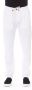 Baldinini Witte Katoenen Chino Broek met Trekkoord White Heren - Thumbnail 1