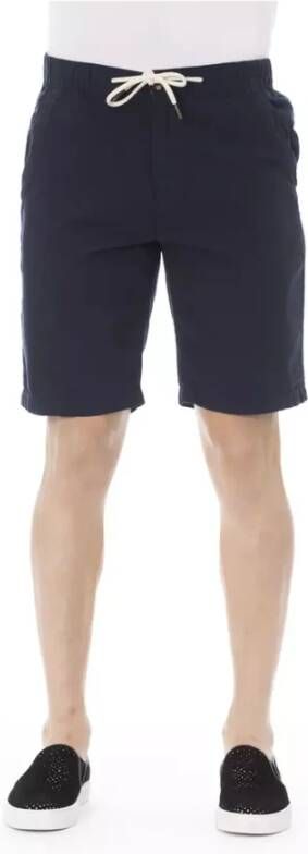 Baldinini Veelzijdige Bermuda Shorts met trekkoord Blauw Heren