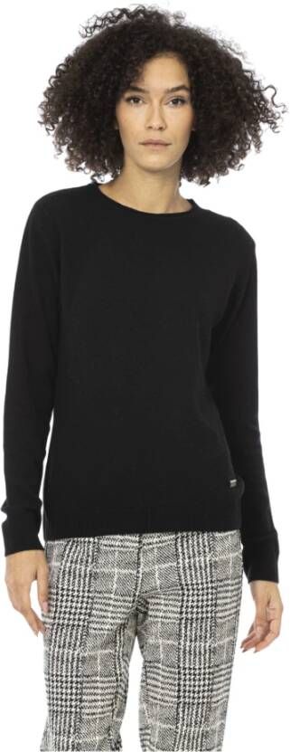 Baldinini Dames Ronde Hals Trui Comfortabel en Hoge Kwaliteit Black Dames