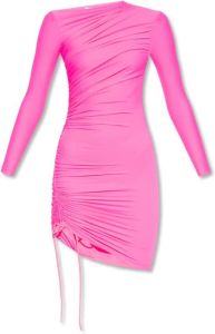 Balenciaga Asymmetrical Dress Roze Dames