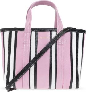 Balenciaga Barbes East-West Small shopper bag Roze Dames