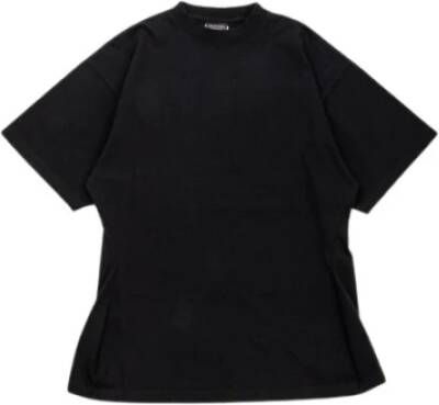 Balenciaga Black Hourglass T-shirt Size: L Colour: Noir Zwart Heren
