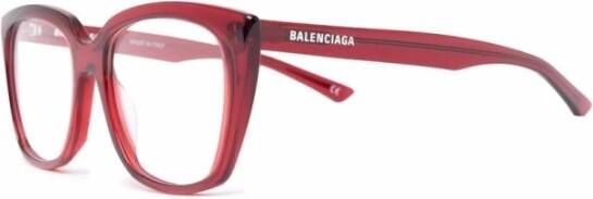 Balenciaga Bb0062O 005 Damesmodebril Rood Dames