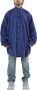 Balenciaga Boxy Shirt voor Heren Blue Heren - Thumbnail 1