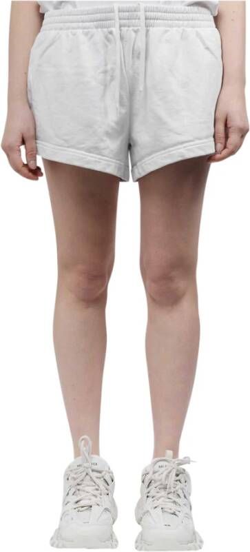 Balenciaga Casual Shorts Wit Dames