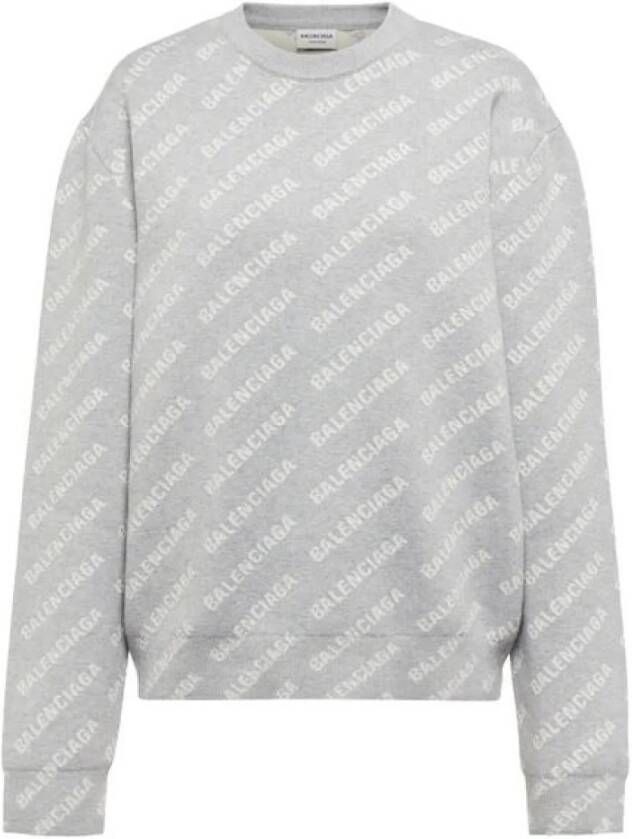 Balenciaga Comfortabele en stijlvolle hoodie voor mannen Grijs Heren