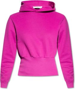 Balenciaga Cropped hoodie Roze Dames