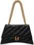 Balenciaga Crush Medium schoudertas Zwart Dames - Thumbnail 1