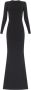 Balenciaga Dag Maxi -jurk Zwart Dames - Thumbnail 1