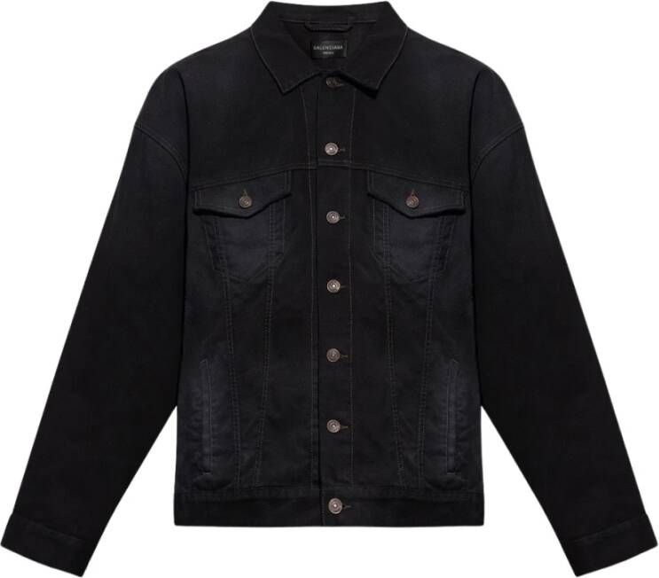 Balenciaga Denim jacket Zwart Heren