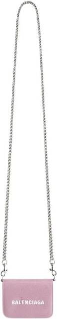 Balenciaga Elegante Cross Body Portemonnee Roze Dames